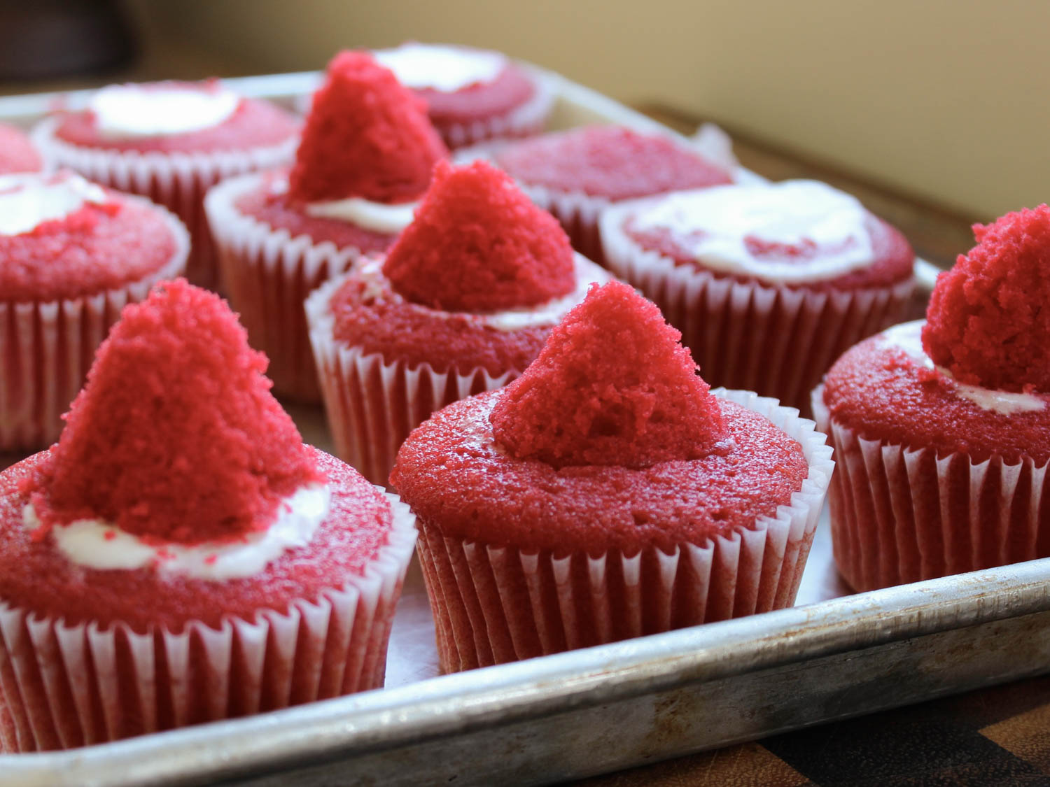 Cupcakes Filled with Ice Cream