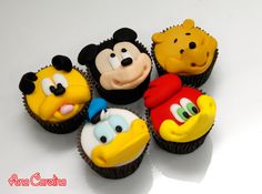 Disney Cartoon Cupcakes