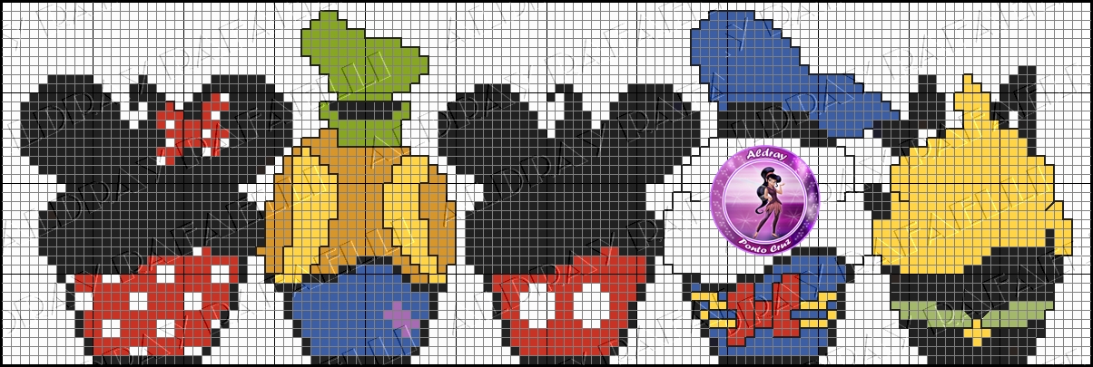 Disney Cross Stitch Cupcake