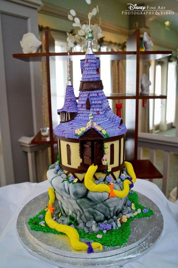 Disney Tangled Wedding Cake