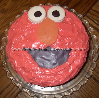 Easy Elmo Birthday Cakes