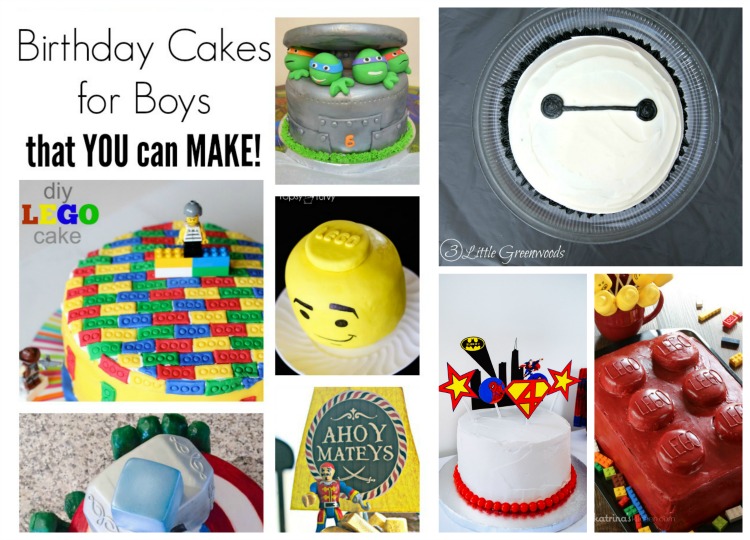 Easy to Make Boy Birthday Cakes