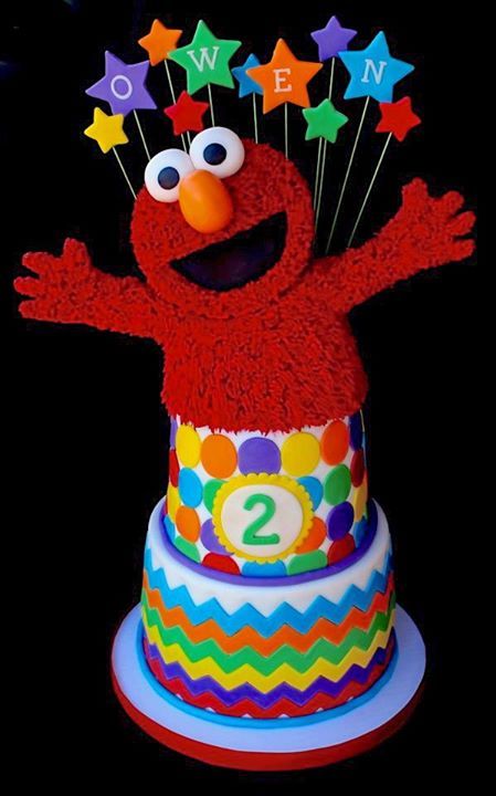 Elmo Birthday Cake