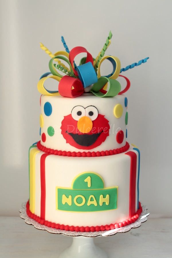 Elmo Birthday Cake