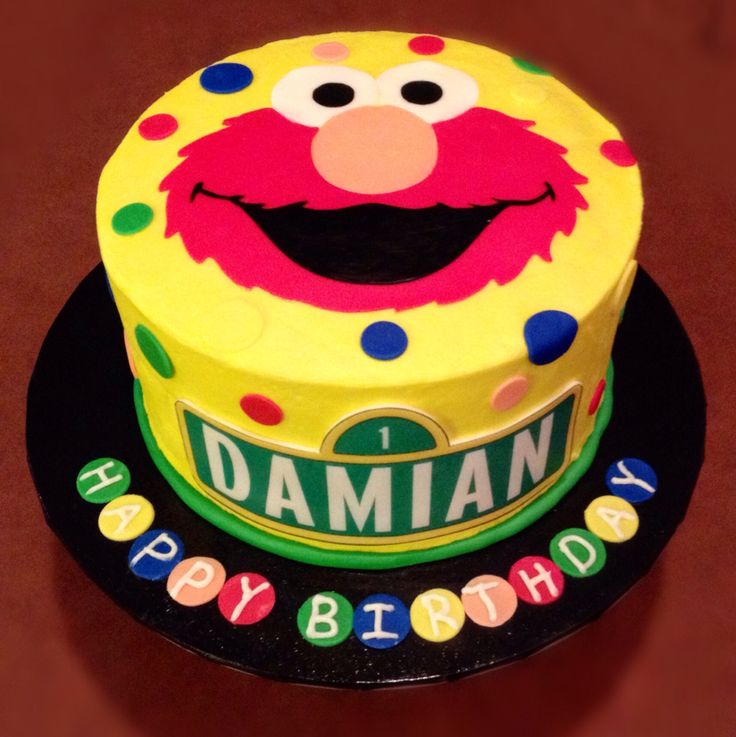 Elmo Birthday Cake