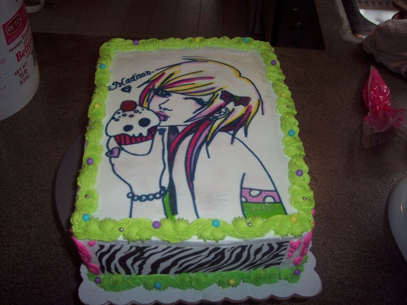 Emo Birthday Cake