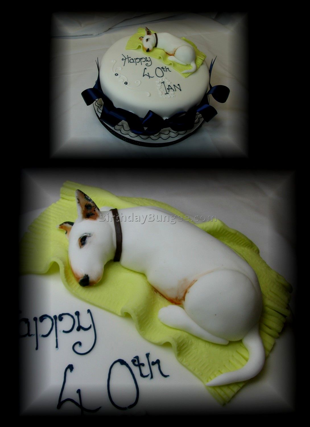 English Bull Terrier Birthday Cake