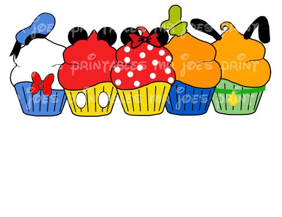 Fab Five Disney Cupcakes