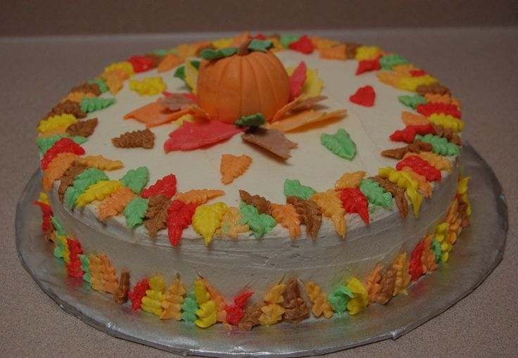 Fall Decorated Cake