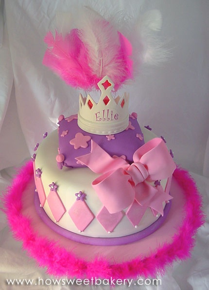 Fancy Princess Birthday Cake