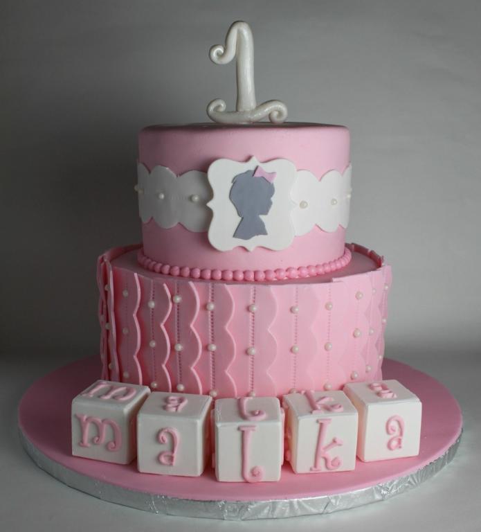 First Birthday Cake Silhouette