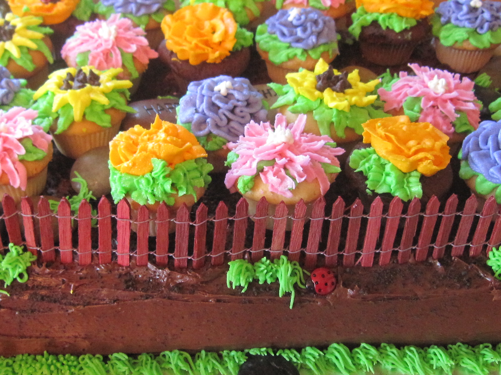 Flower Garden Birthday Cake