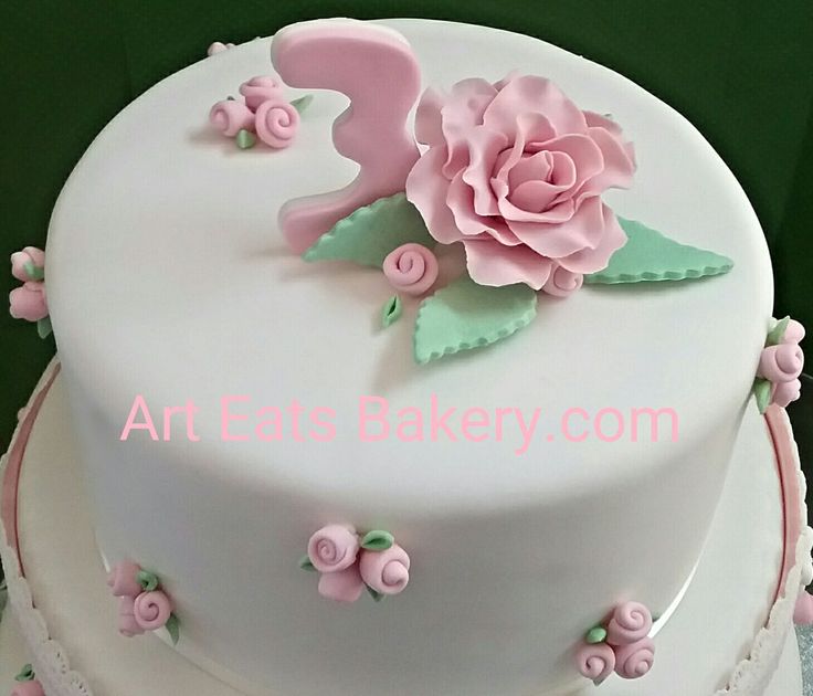 Fondant Birthday Cake