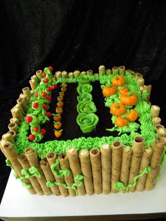 Garden Birthday Cake Ideas