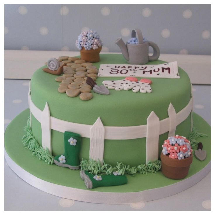 Garden Theme Cake