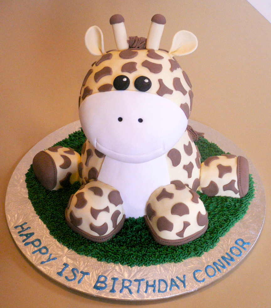 Giraffe Birthday Cake