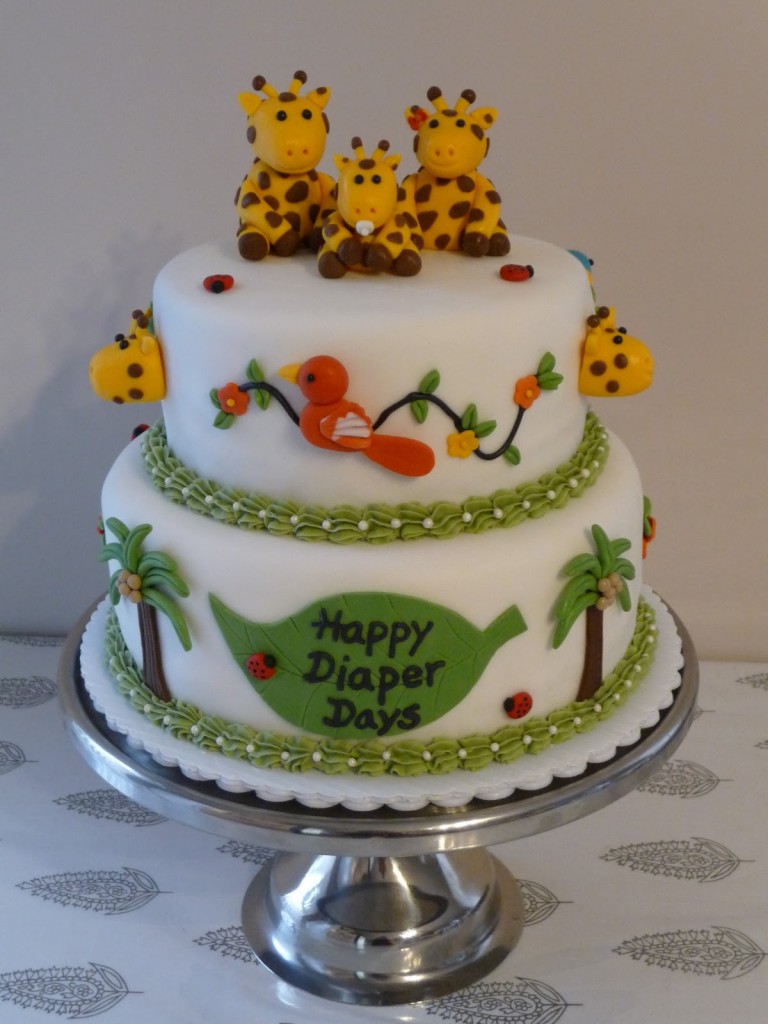 Giraffe Diaper Cake