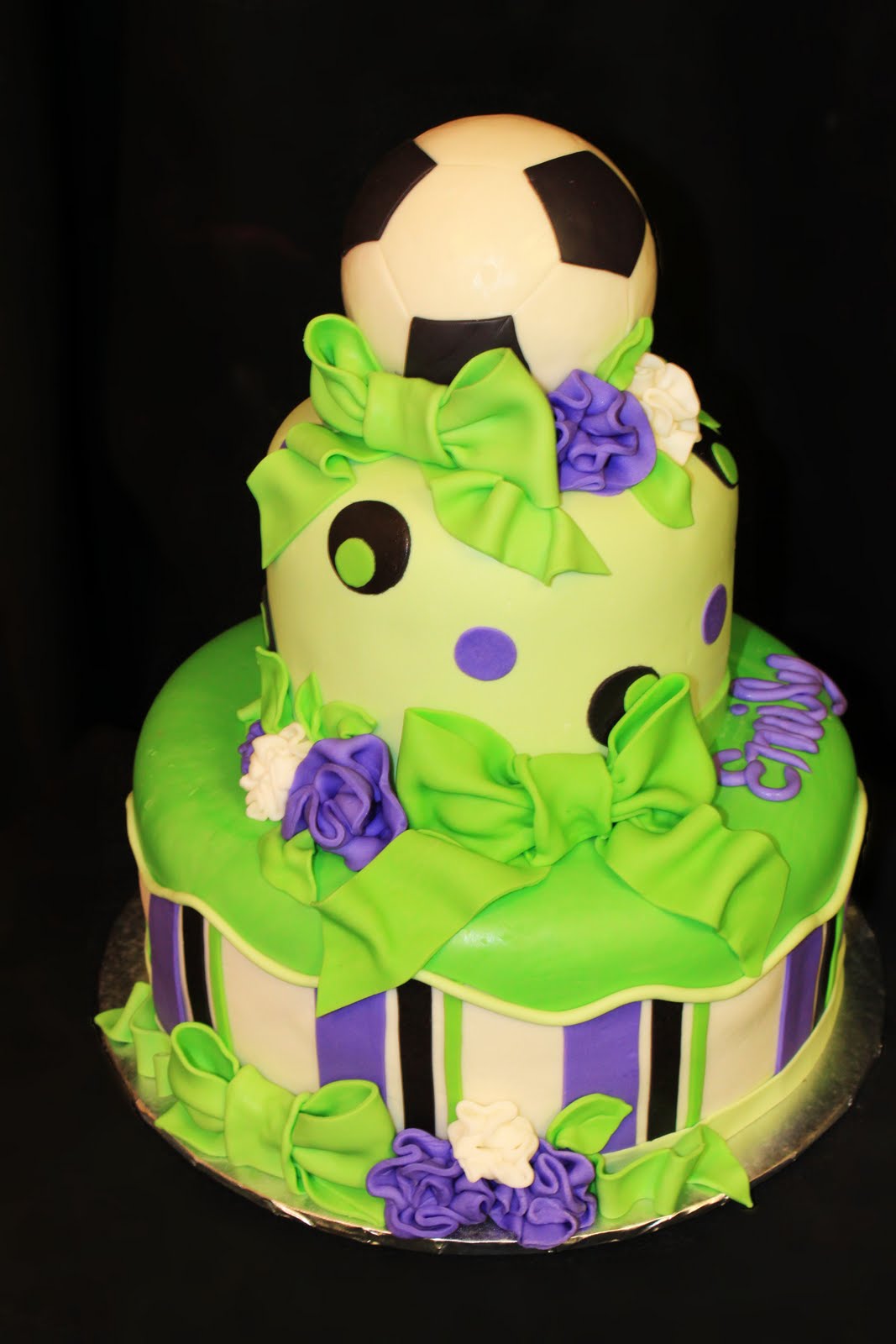 7 Photos of Soccer 3 Layer Birthday Cakes