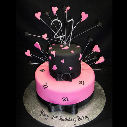 Girls 21st Birthday Cake Ideas