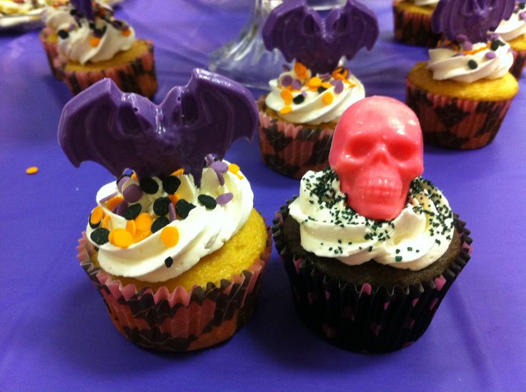 Halloween Baby Shower Cupcakes