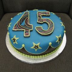 Happy 45th Birthday Cake