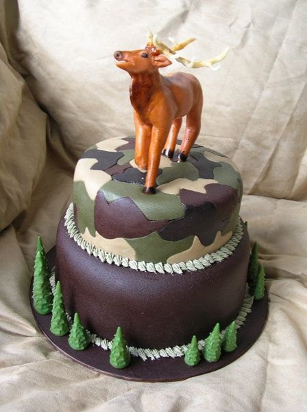 11 Photos of Elk Birthday Cakes Decorating