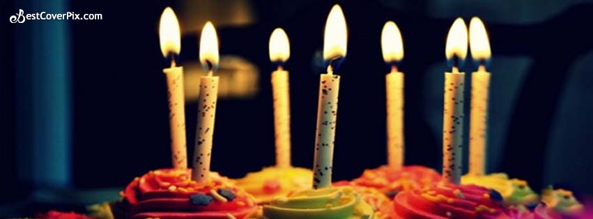 Happy Birthday FB Covers Candles