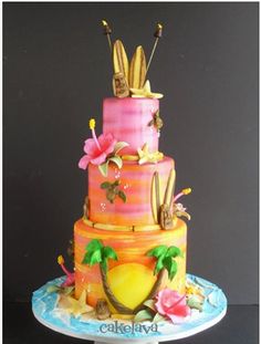 Hawaiian Birthday Cake