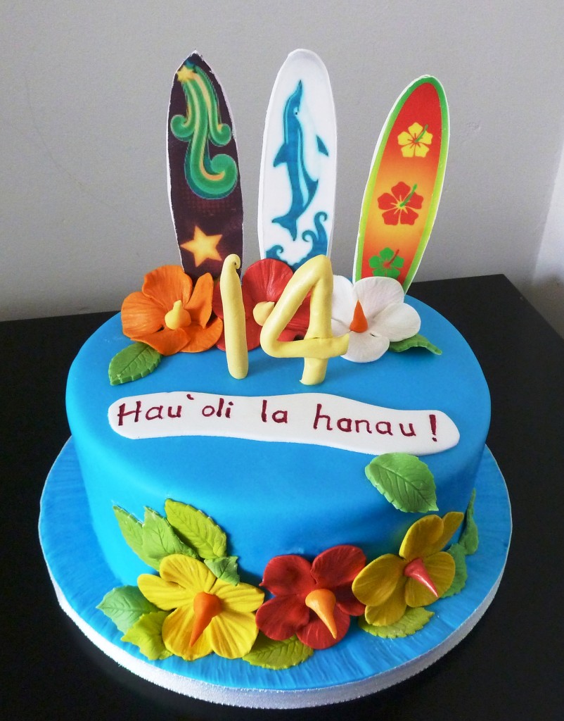 Hawaiian Birthday Cake