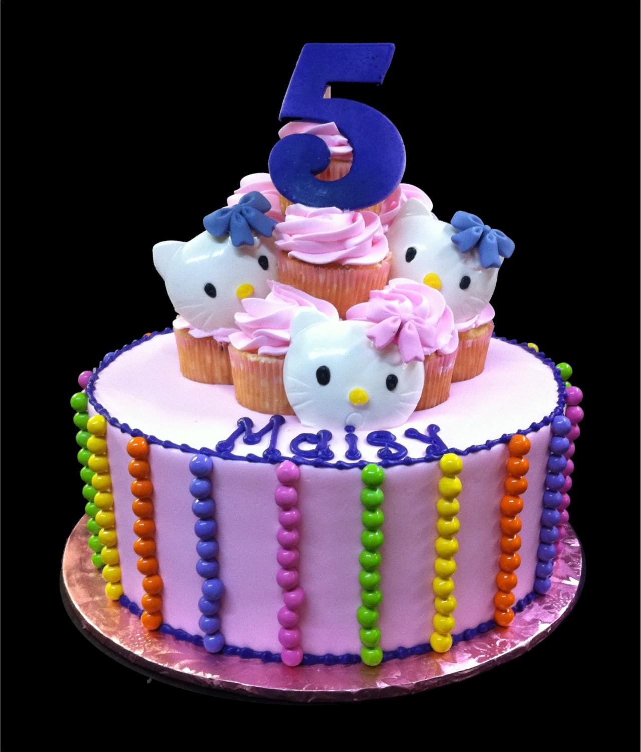 Hello Kitty 5th Birthday Cake