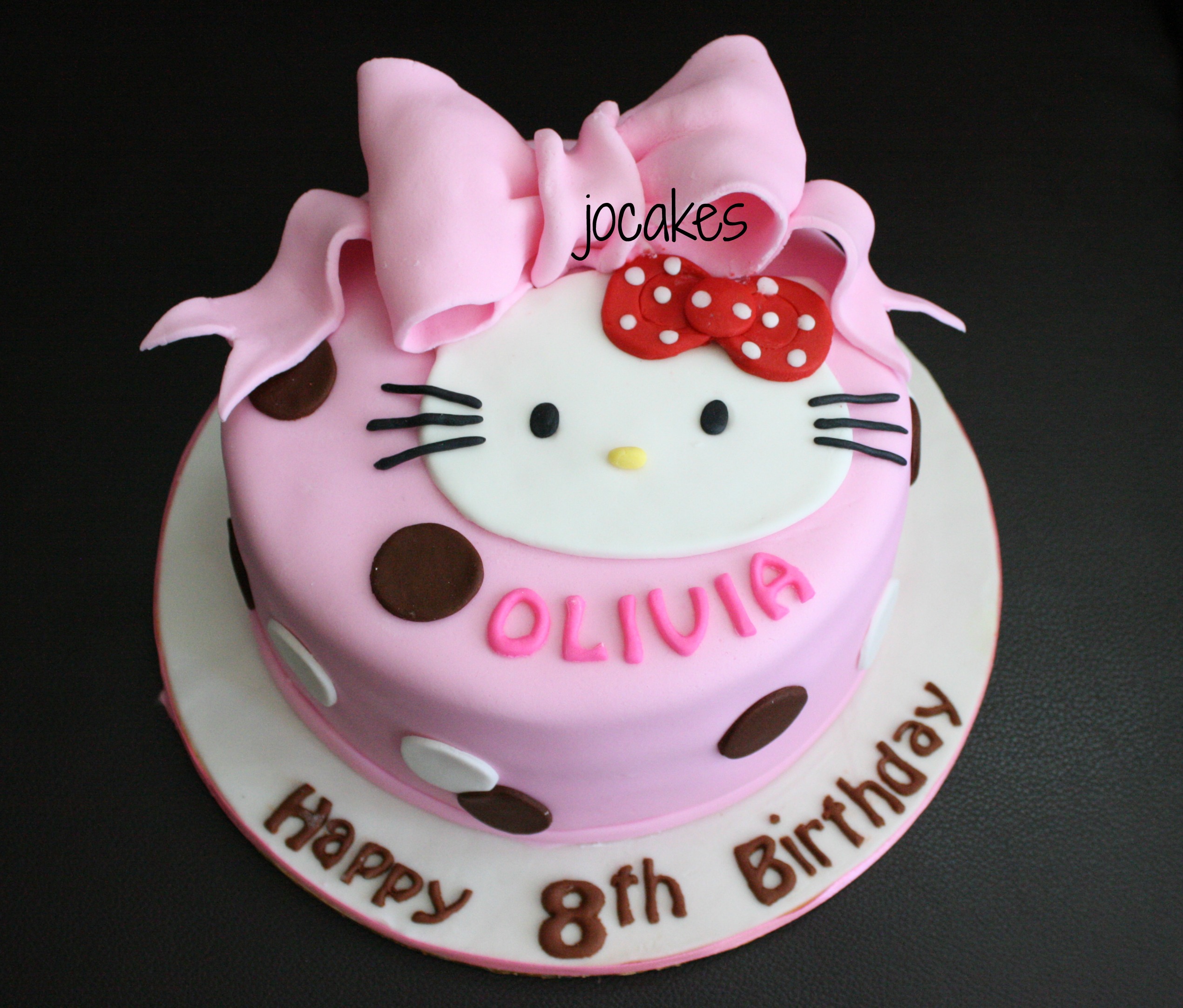 Hello Kitty Happy Birthday Cake