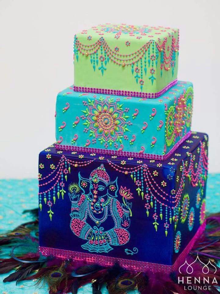 Henna Birthday Cake