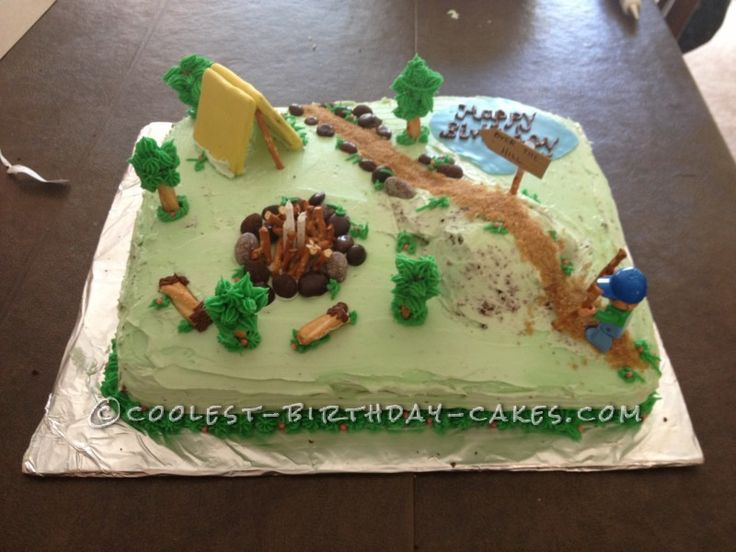 Hiking Birthday Cake < Add