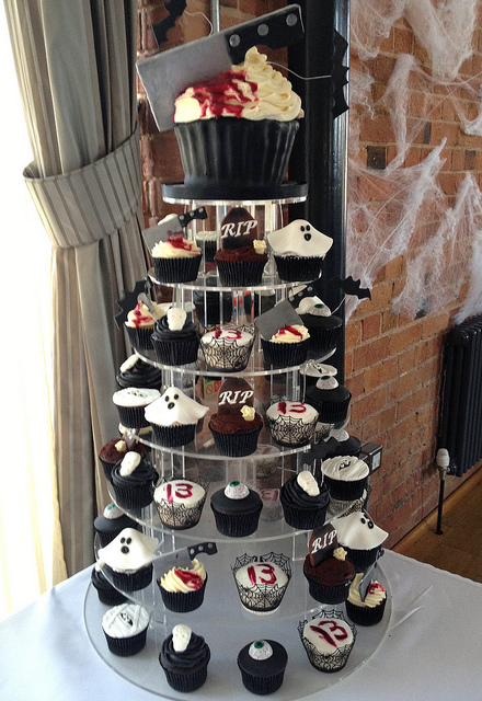 Horror Cupcake Tower