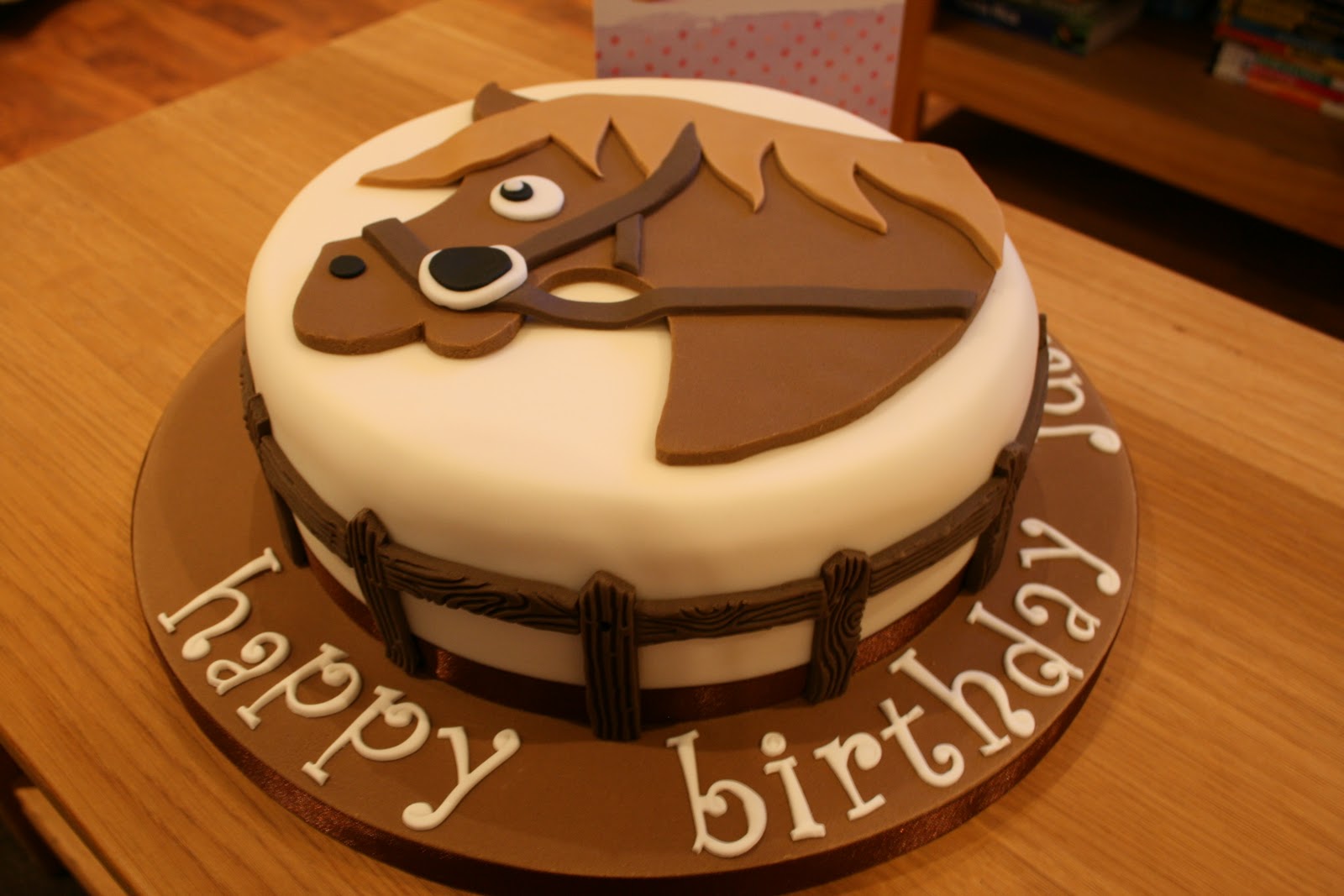 Horse Birthday Cake