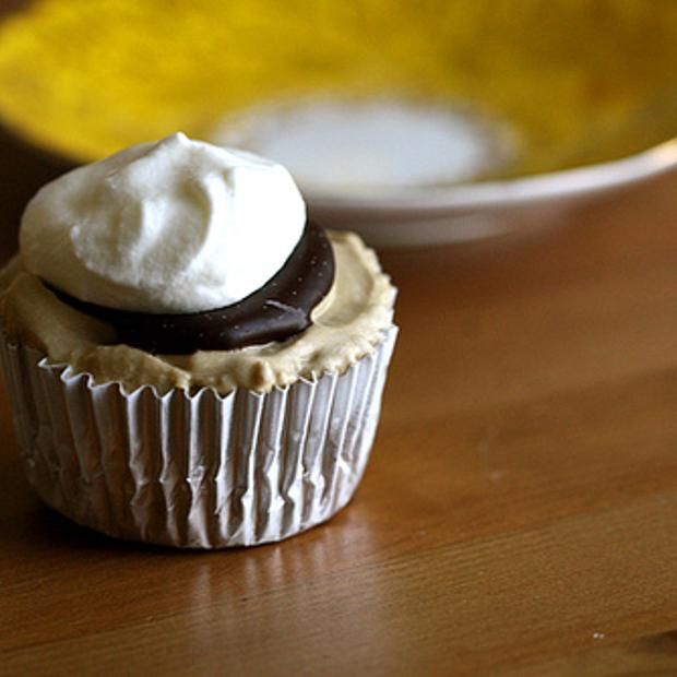 Ice Cream Brownie Bottom Cupcakes