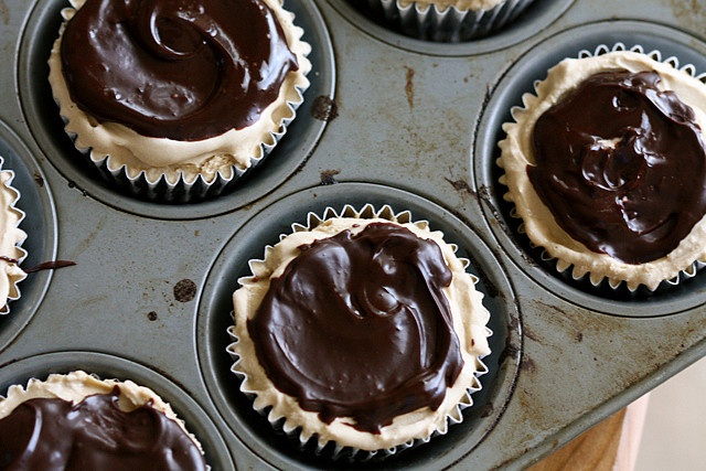 Ice Cream Brownie Bottom Cupcakes