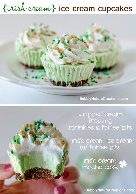 Irish Cupcake Recipe Ice Cream