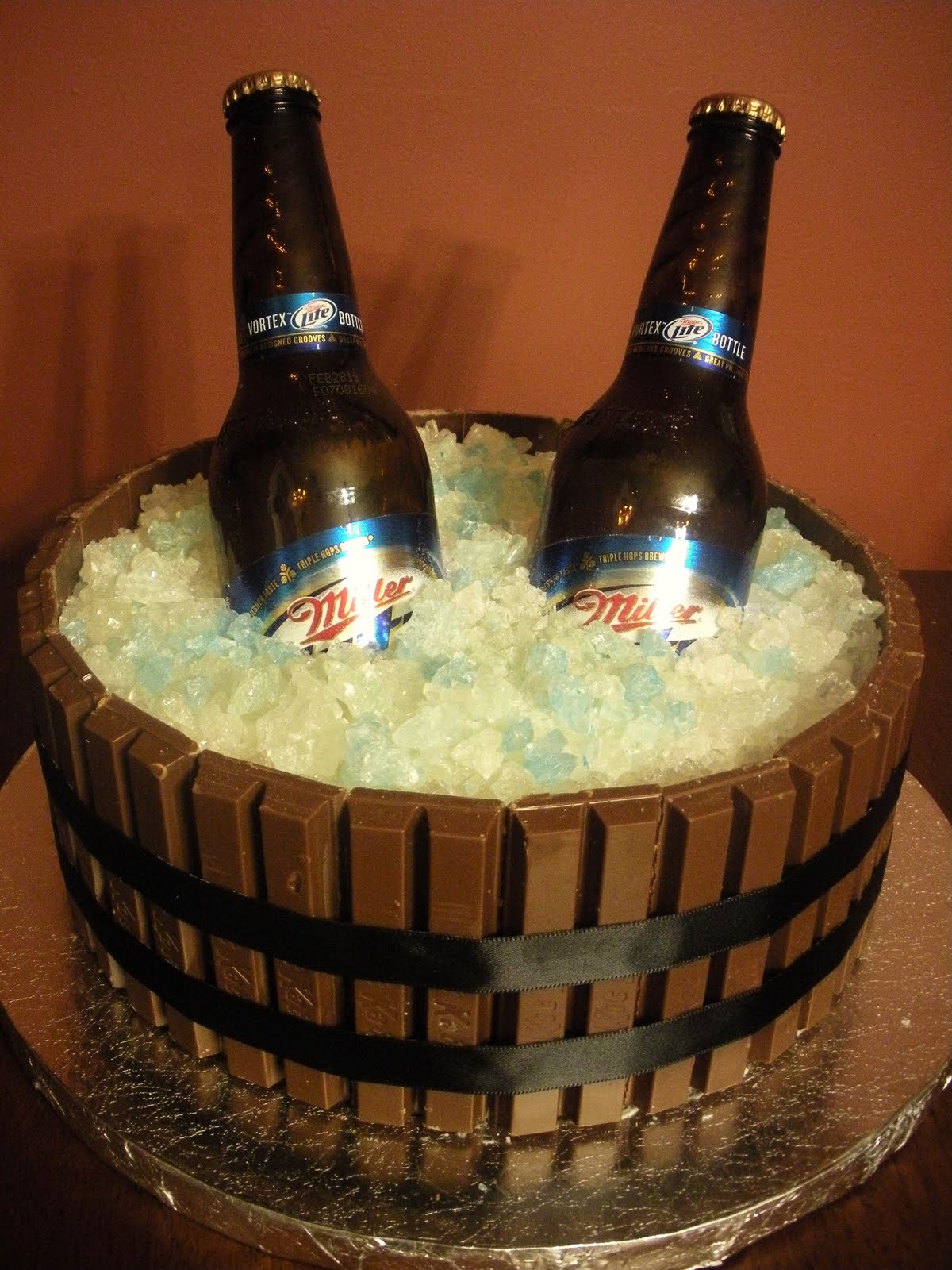 Kit Kat Beer Cake