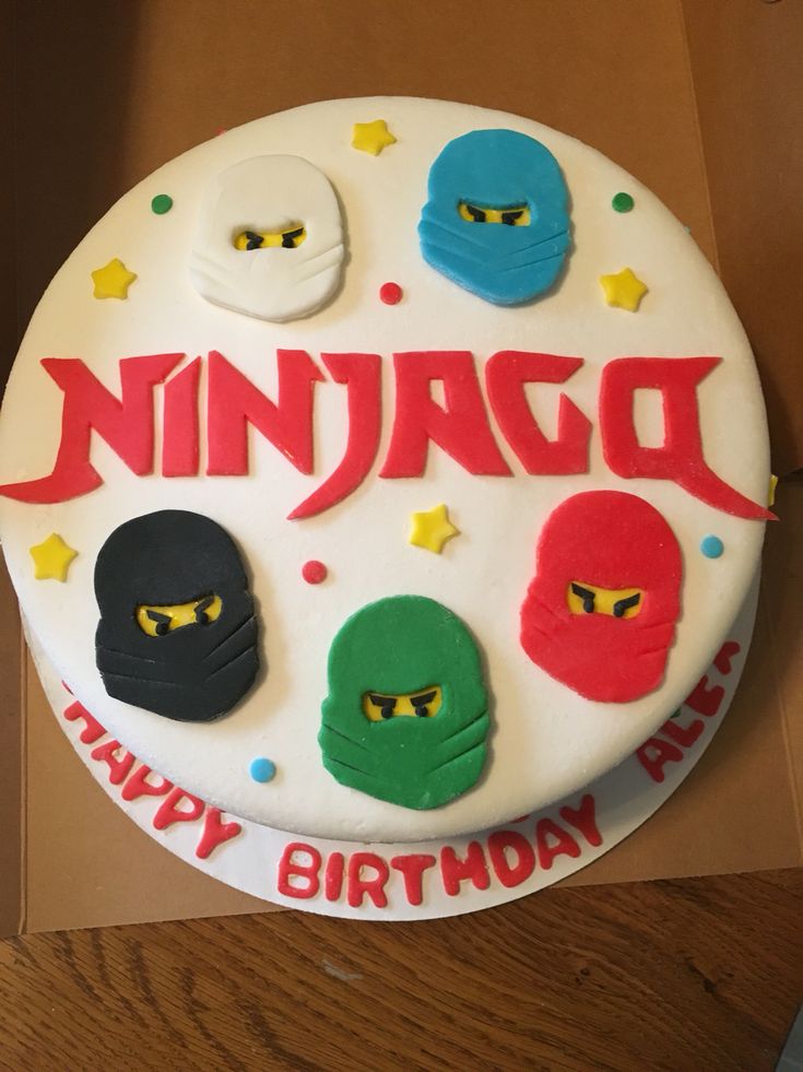 LEGO Ninjago Birthday Cake