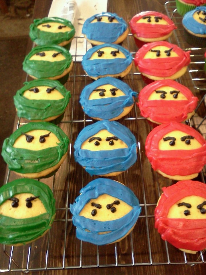 LEGO Ninjago Birthday Cupcakes