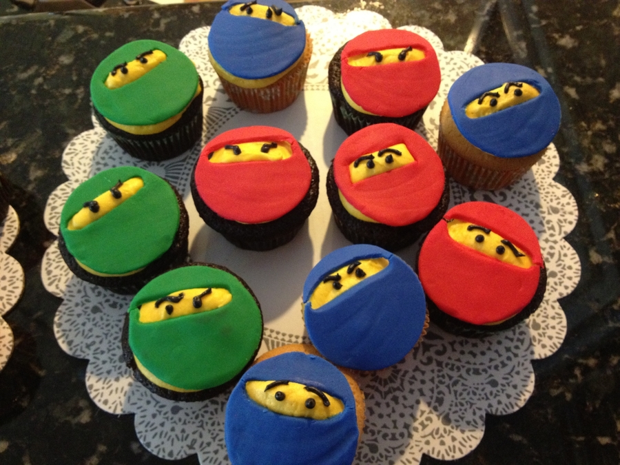 LEGO Ninjago Birthday Cupcakes