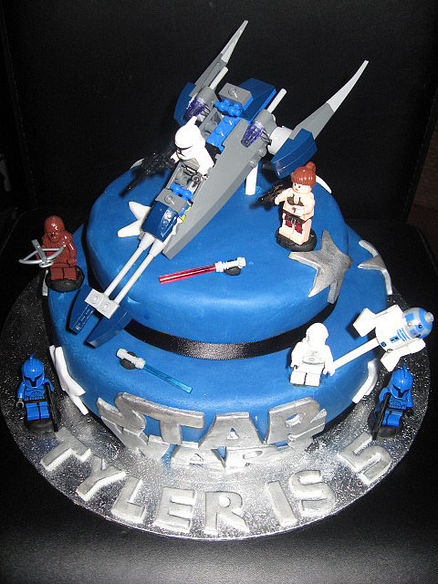 8 Photos of Star Wars Birthday Cakes For Boys