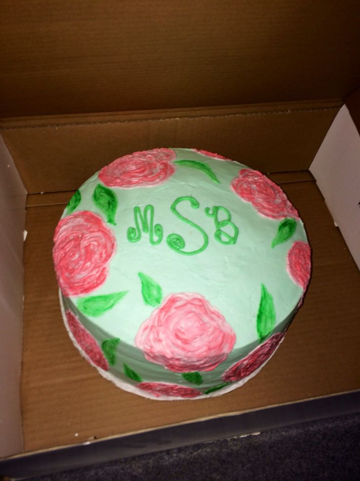 Lilly Pulitzer Birthday Cake