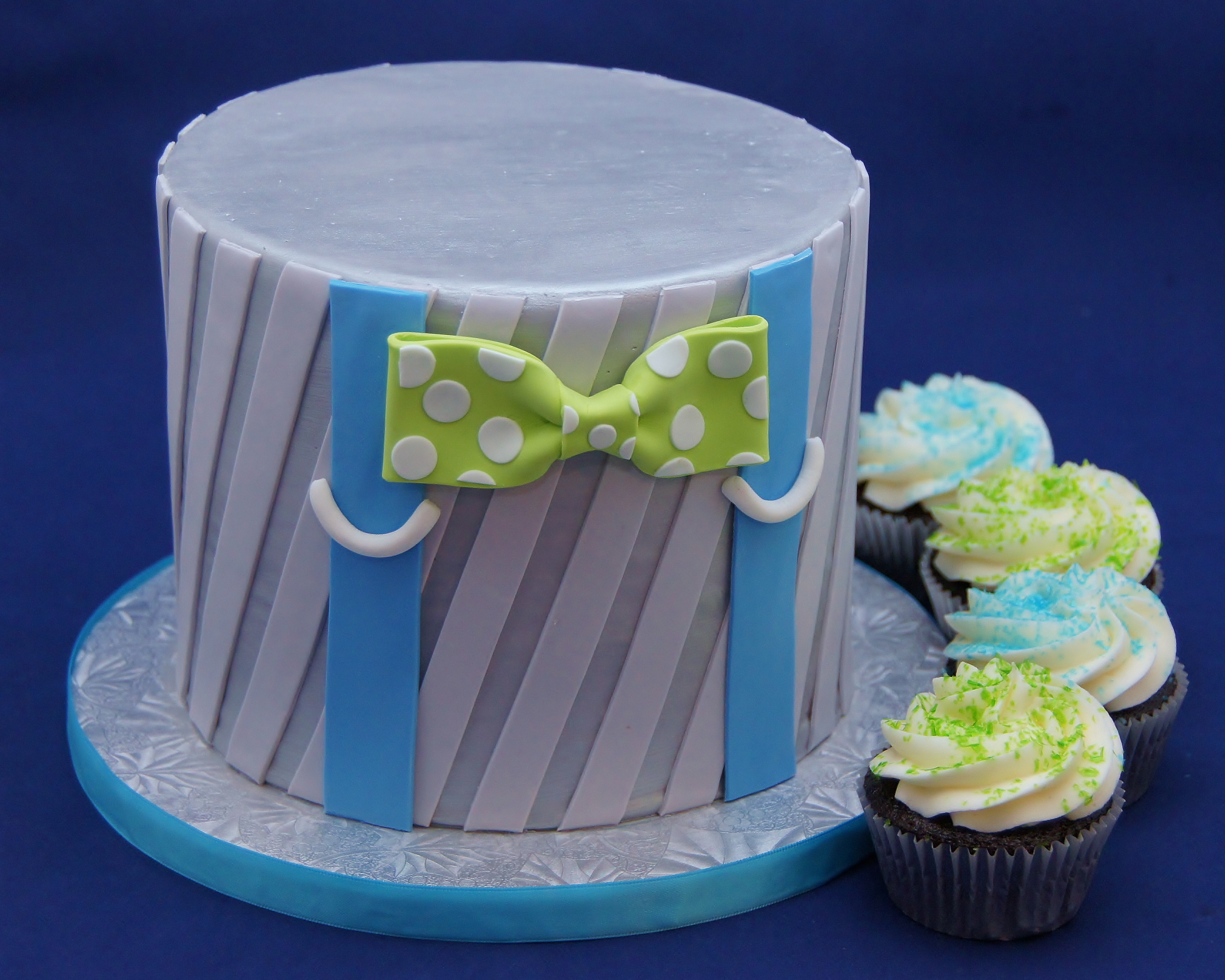 Little Mister Baby Shower Cake