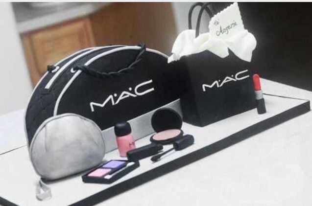 Mac Makeup Birthday Cake