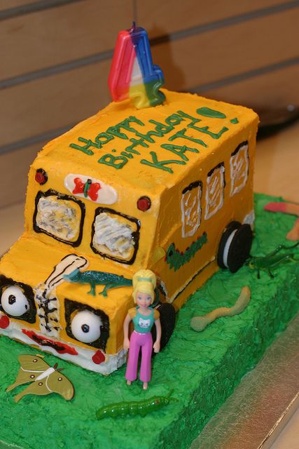 Magic School Bus Birthday Cake