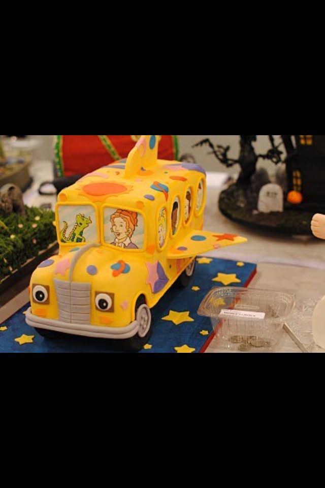 Magic School Bus Birthday Cake