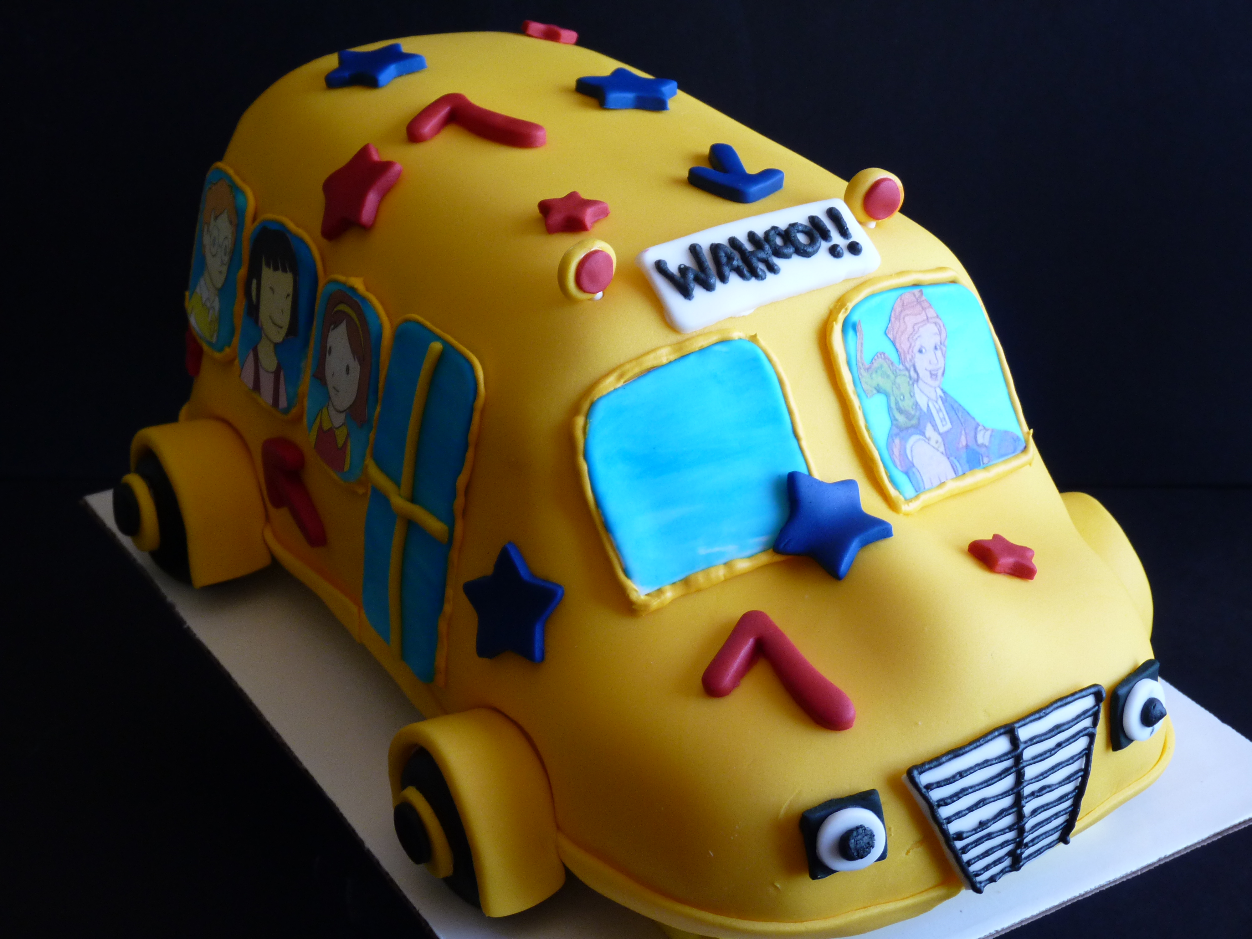 Magic School Bus Cake