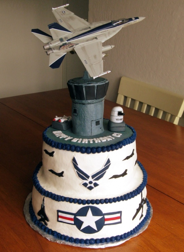 Military Air Force Birthday Cake